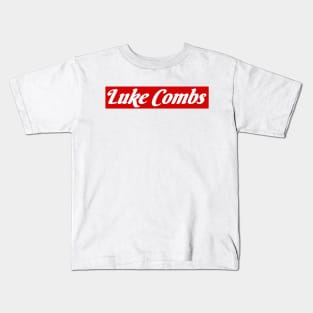 Luke Combs Red Kids T-Shirt